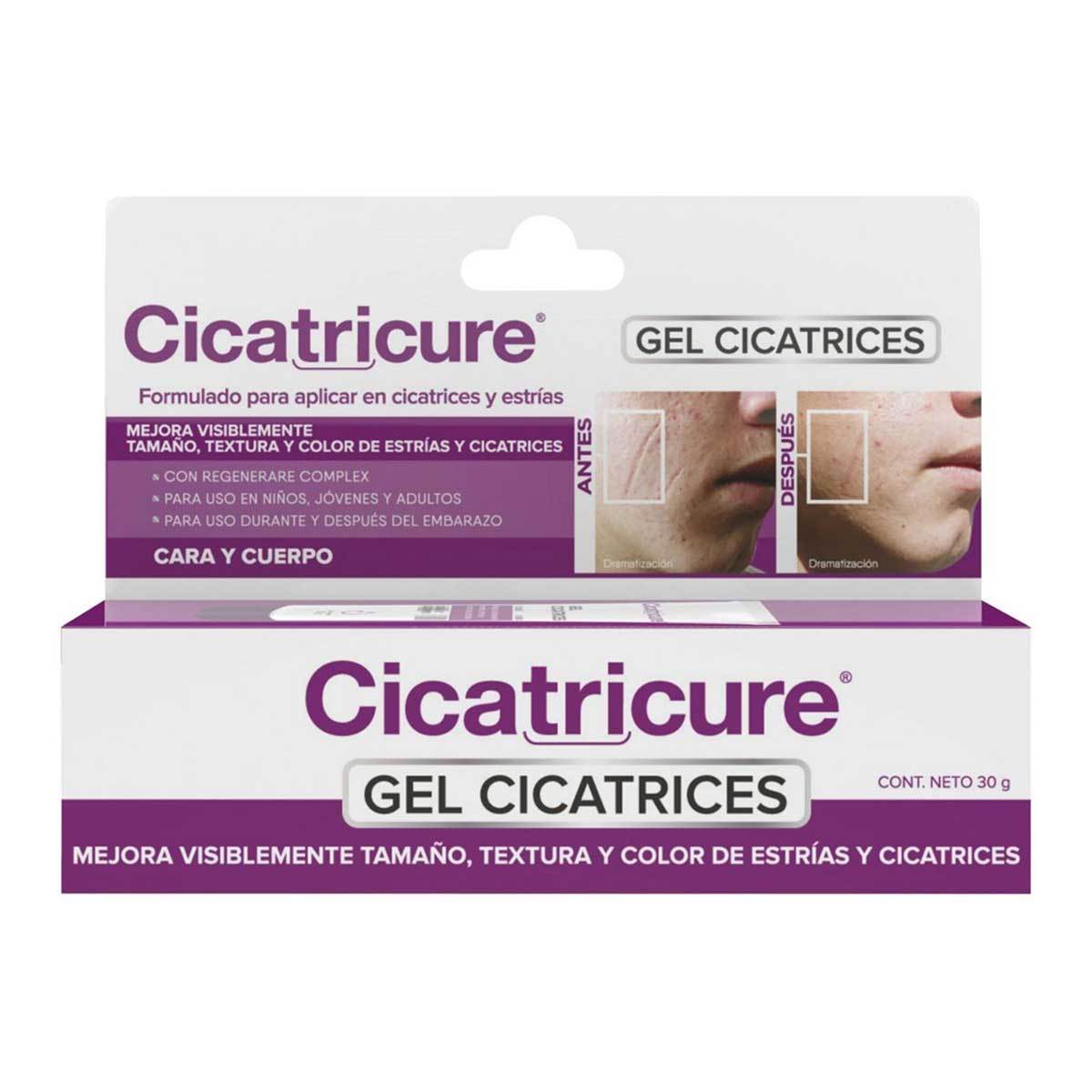 Gel Hidratante Cicatricure Cicatrices y Estrías Caja x 30 g