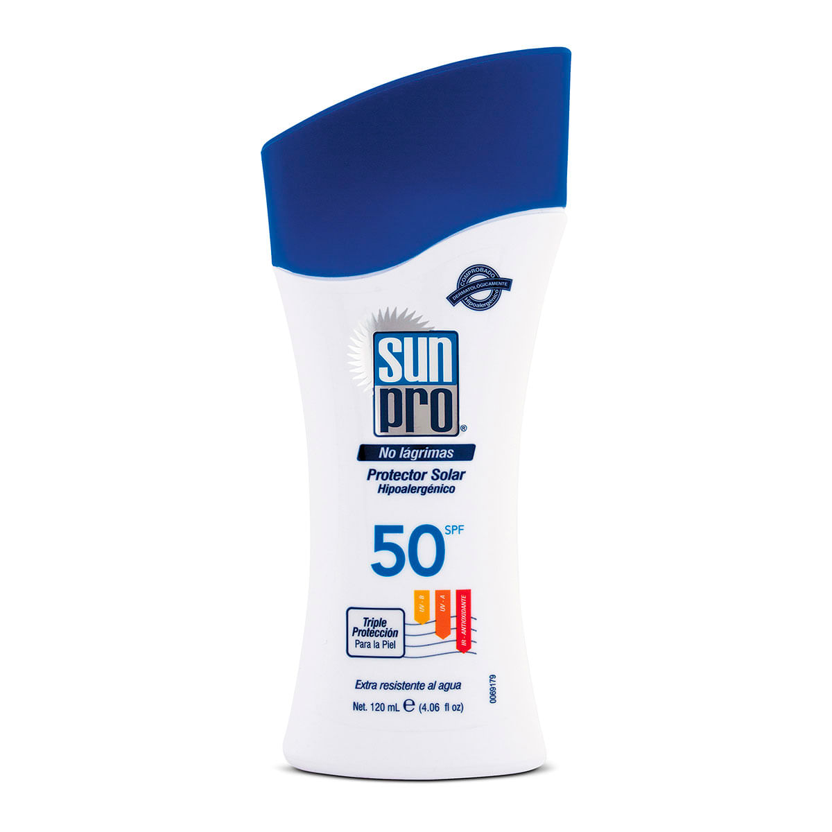 PROTECTOR SOLAR SUN PRO SPF 50 NO LÁGRIMAS FRASCO X 120 ML.
