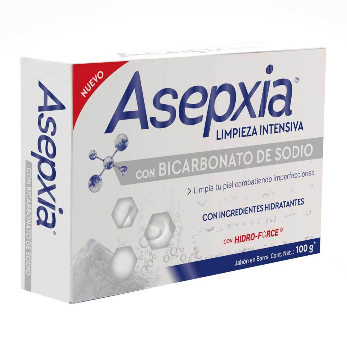 Jabón Asepxia Bicarbonato de Sodio Barra x 100 g.