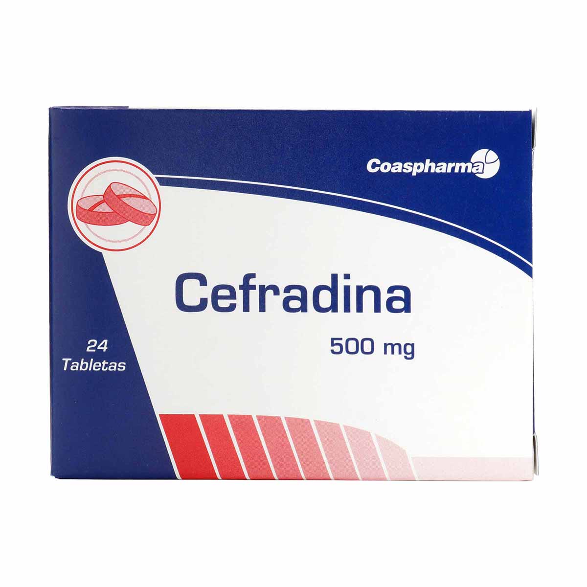 Cefradina 500mg Coaspharma Caja x 24 Tabletas