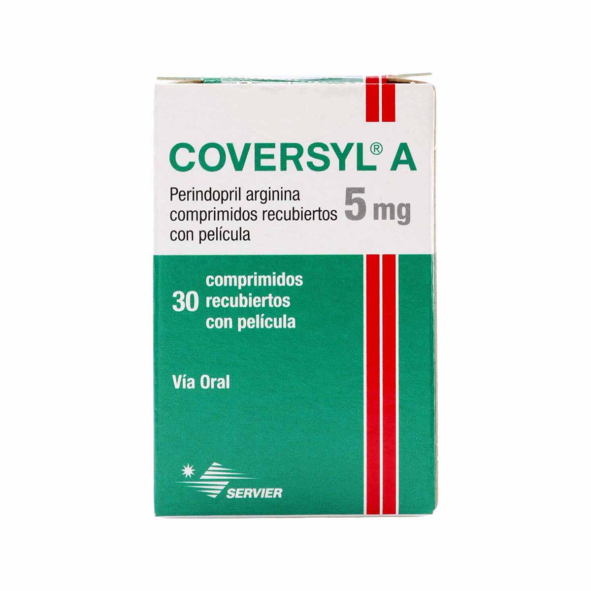 Coversyl A 5mg Servier Caja x 30 Tabletas