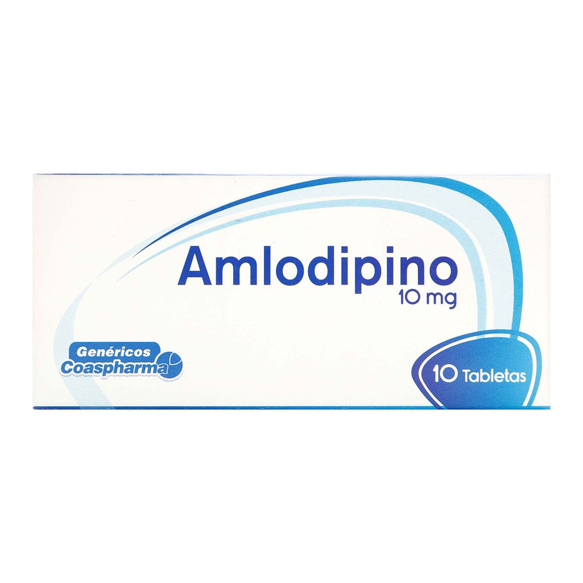 Amlodipino 10mg Coaspharma Caja x 10 Tabletas