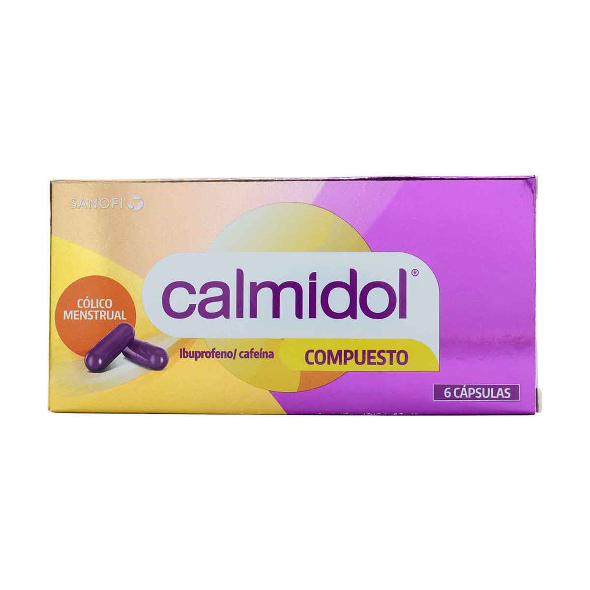 Calmidol Compuesto Sanofi Caja x 6 Cápsulas