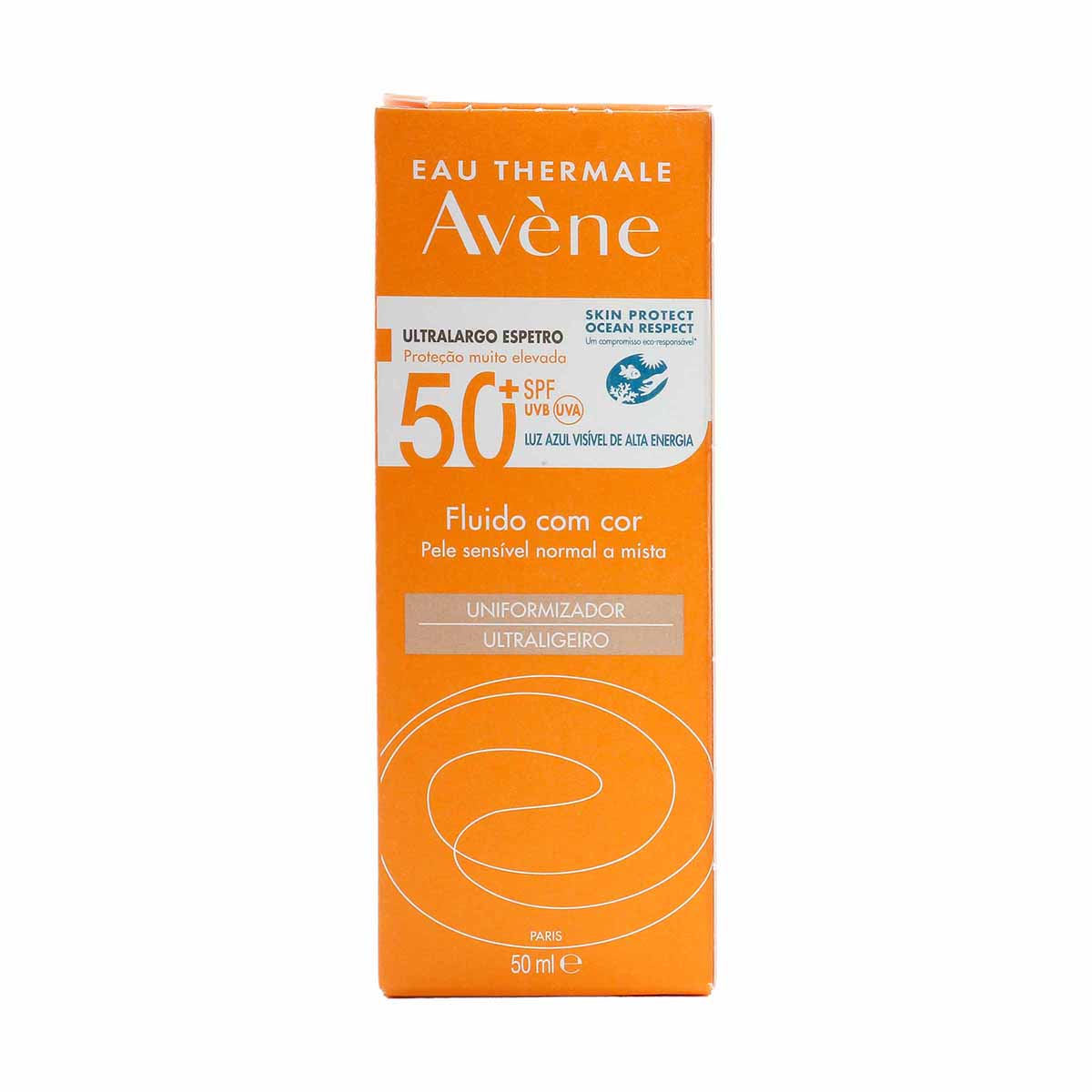 Protector Solar Fluido con Color SPF50+ Avéne Tubo x 50 mL