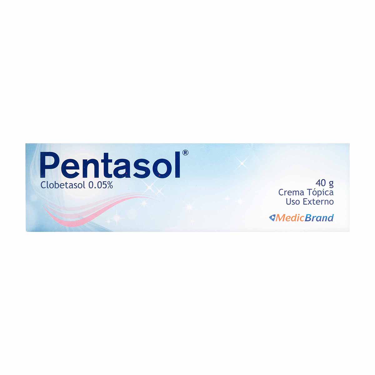 Crema Tópica Pentasol Clobetasol 0.05% MedicBrand Caja x 40g