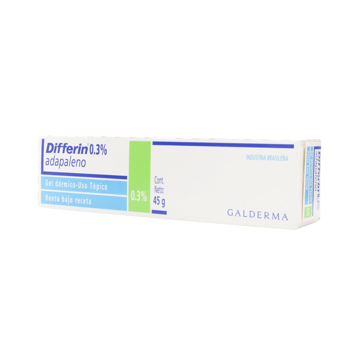 Gel Dérmico Differin 0.3% Adapaleno Galderma Tubo x 45g