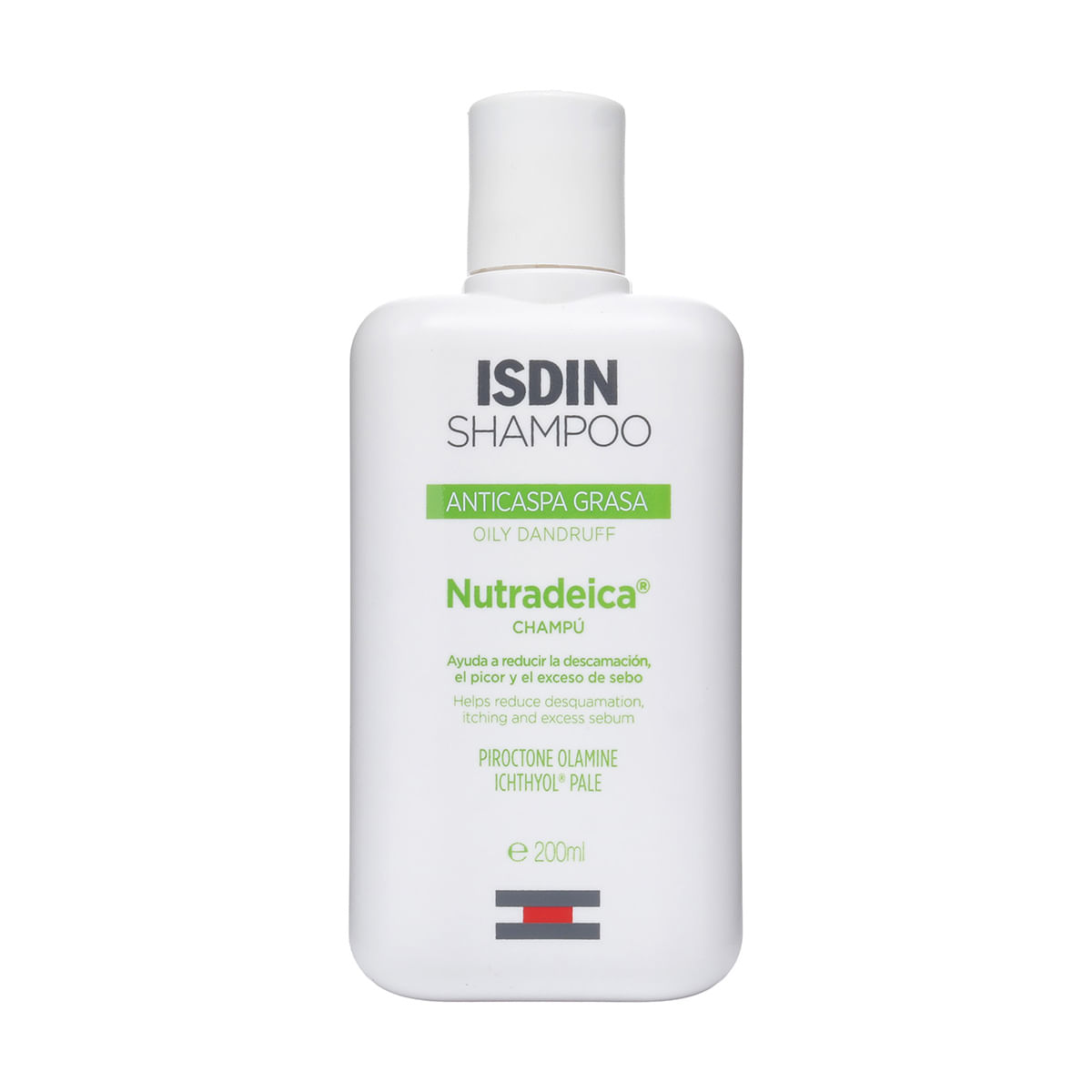Shampoo Nutradeica Anticaspa Grasa Isdin Frasco x 200 mL