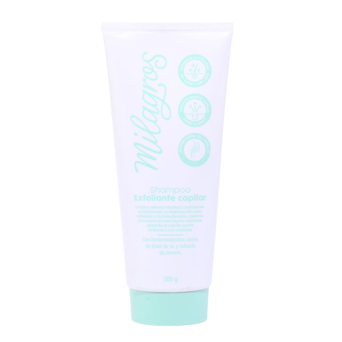 Shampoo Exfoliante Capilar Milagros Tubo x 200g