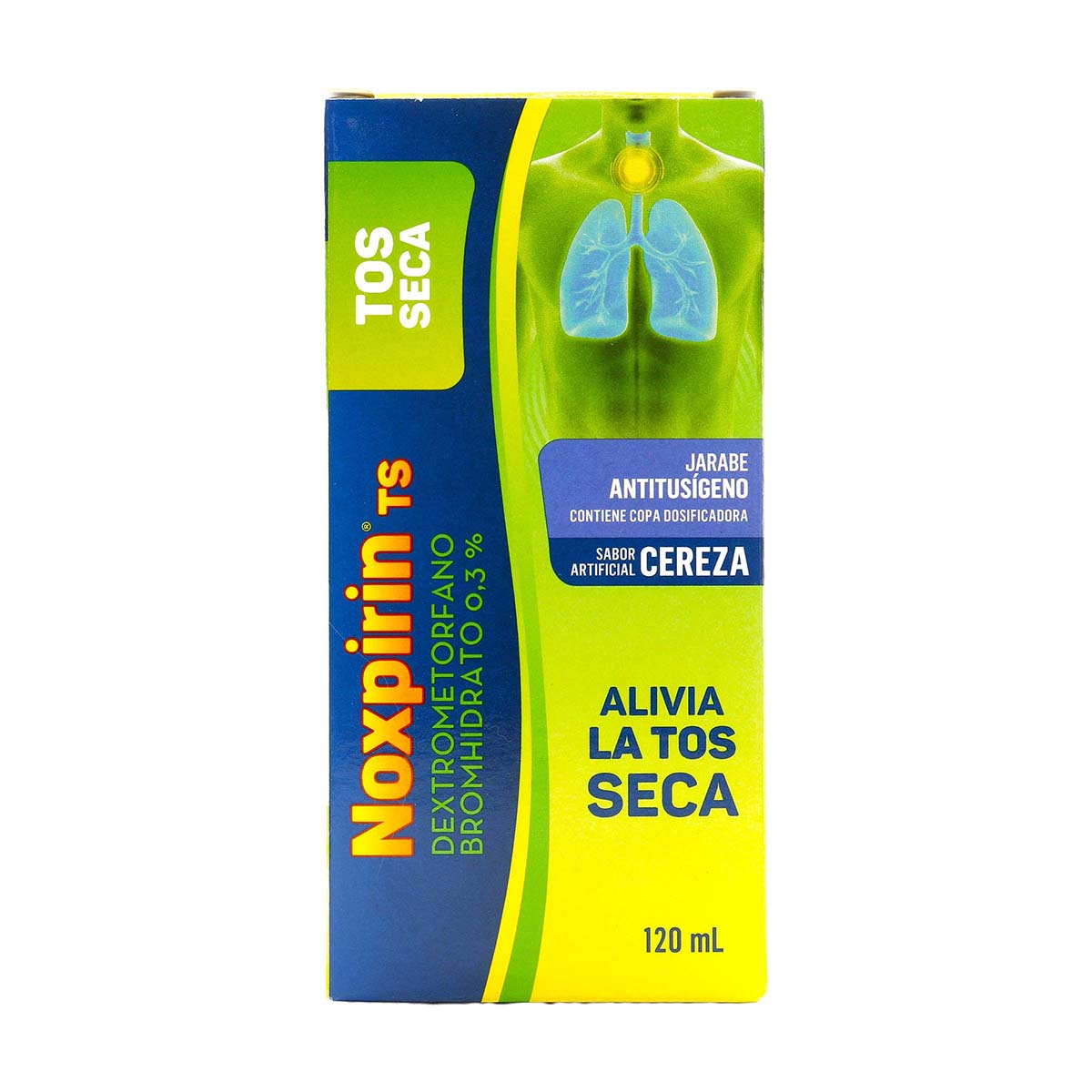 Jarabe Para la Tos Seca Antitusígeno Noxpirin Frasco x 120 mL