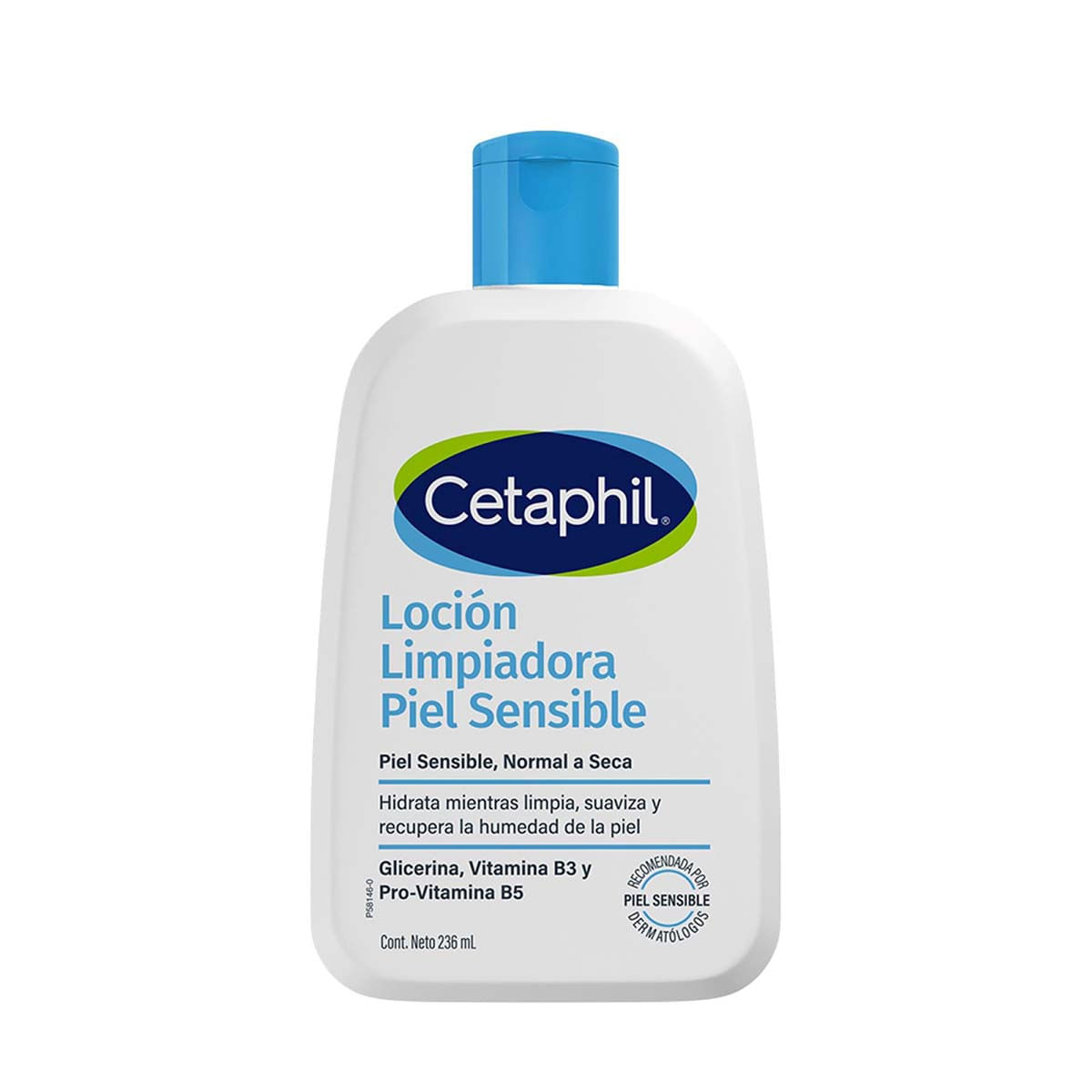 Locion Limpiadora Facial para Piel Sensible Cetaphil Frasco x 236 mL