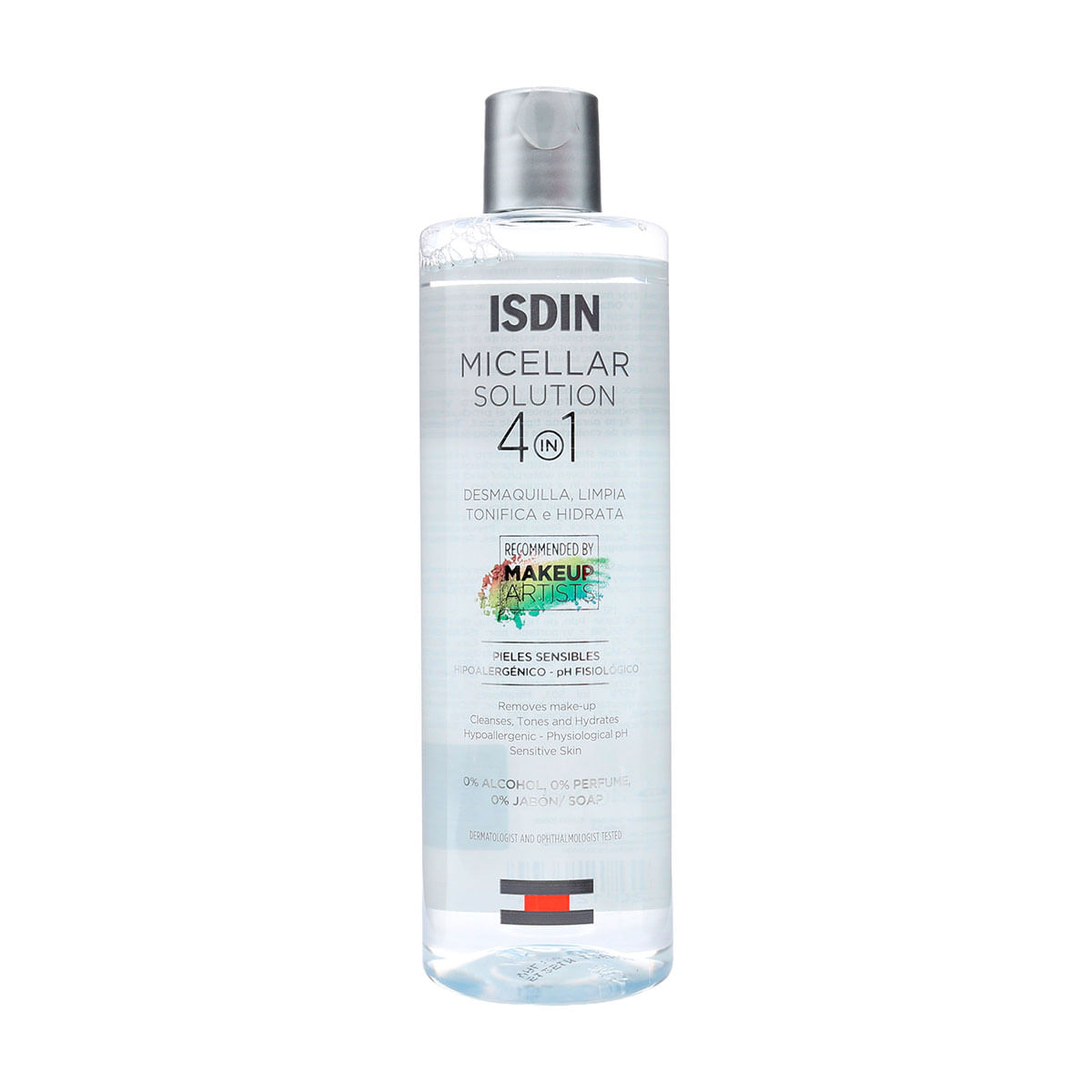 Agua Micelar Solution 4 en 1 Isdin Frasco x 400 mL