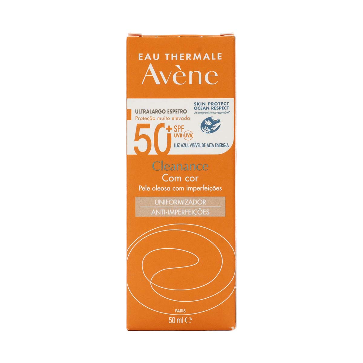 Protector Solar Cleanance con Color SPF50+ Avéne Tubo x 50 mL