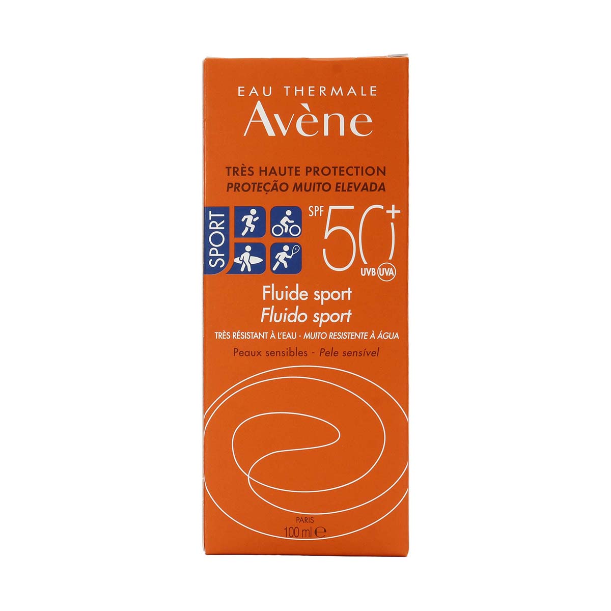 Protector Solar Sport Fluid SPF50+ Avéne Frasco x 100 mL