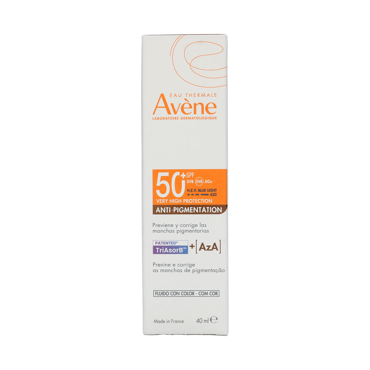 Protector Solar Anti-Pigmentación SPF50 Avéne Frasco x 40 mL