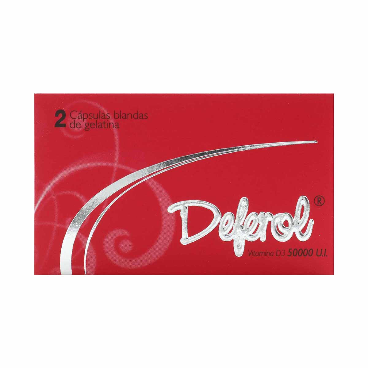 Deferol Vitamina D3 50.000 U.I. Procaps Caja x 2 Cápsulas