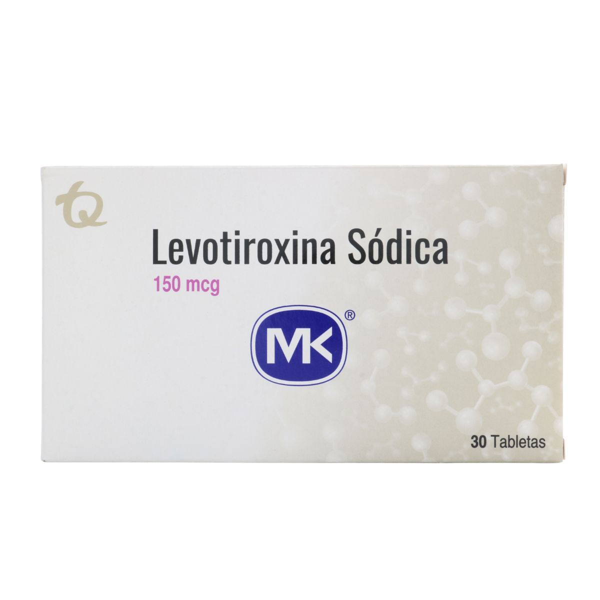 Levotiroxina Sódica 150mcg MK Caja x 30 Tabletas