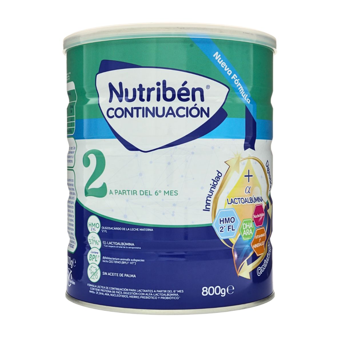 Formula Infantil Nutribén Continuación Etapa-2 Tarro x 800g