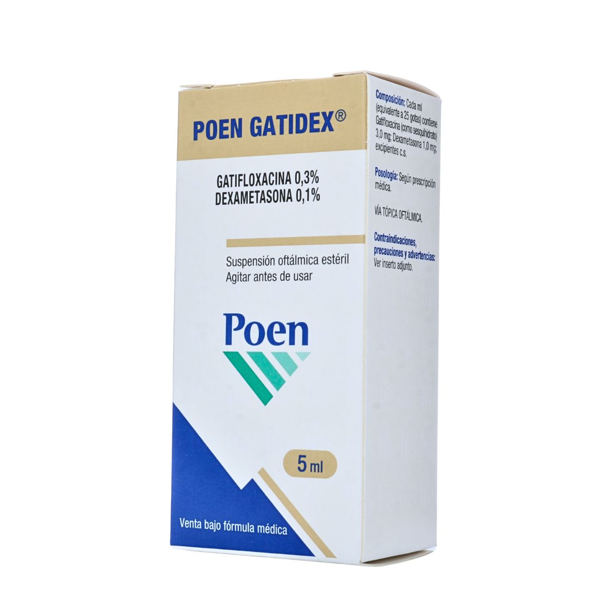 Suspensión Oftálmica Estéril Gatidex Poen Frasco x 5 mL