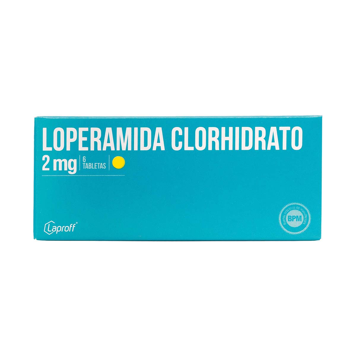 Loperamida Clorhidrato 2mg Laproff Caja x 6 Tabletas