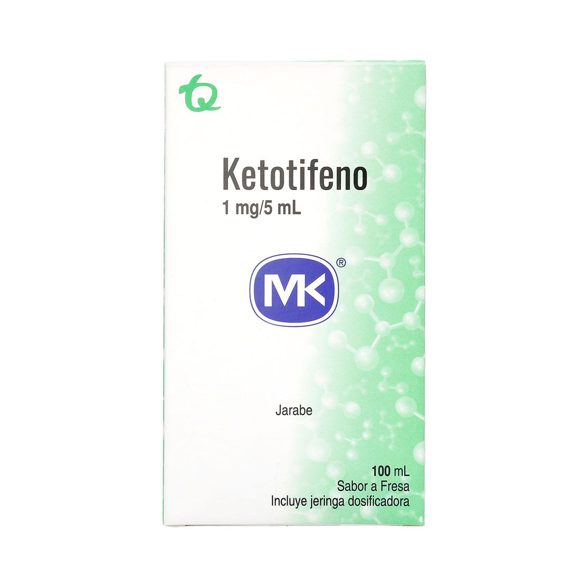 Jarabe Niños Ketotifeno 1mg/5ml MK Frasco x 100 mL