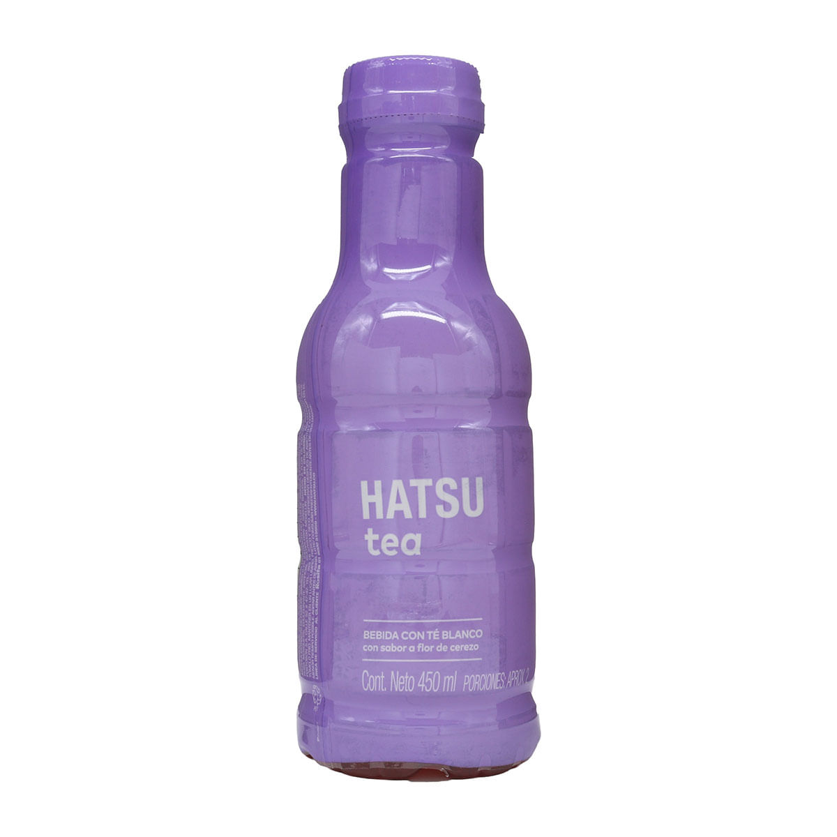 Bebida de Té Blanco y Flor de Cereza Lila Hatsu Botella x 450 mL