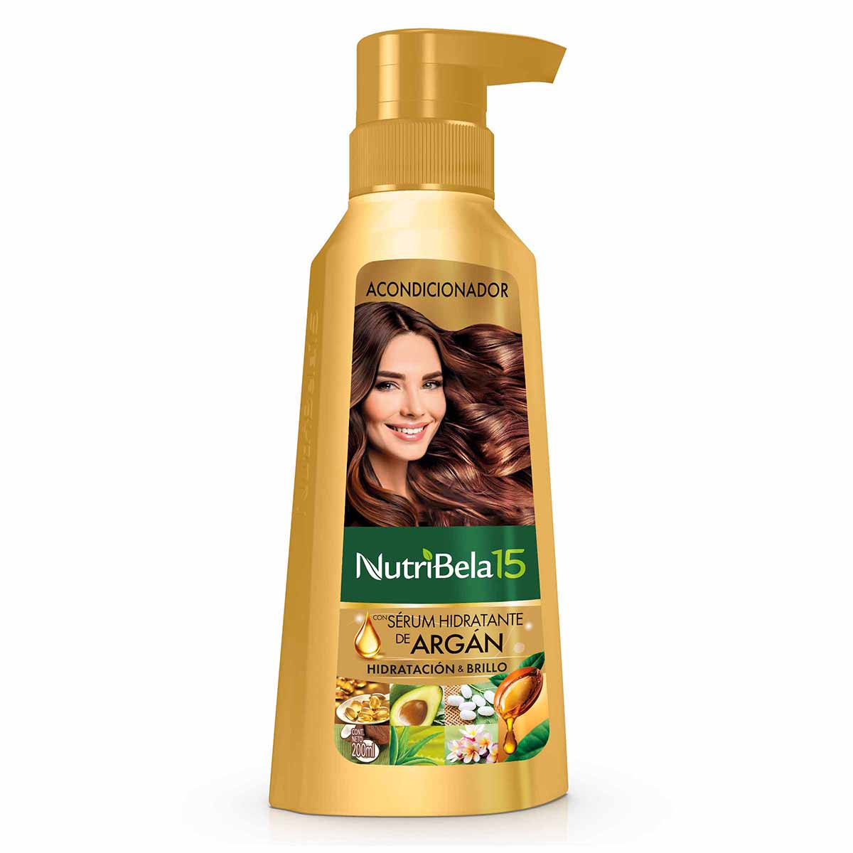 Acondicionador Sérum Hidratante de Argán Nutribela 15 Frasco x 200 mL