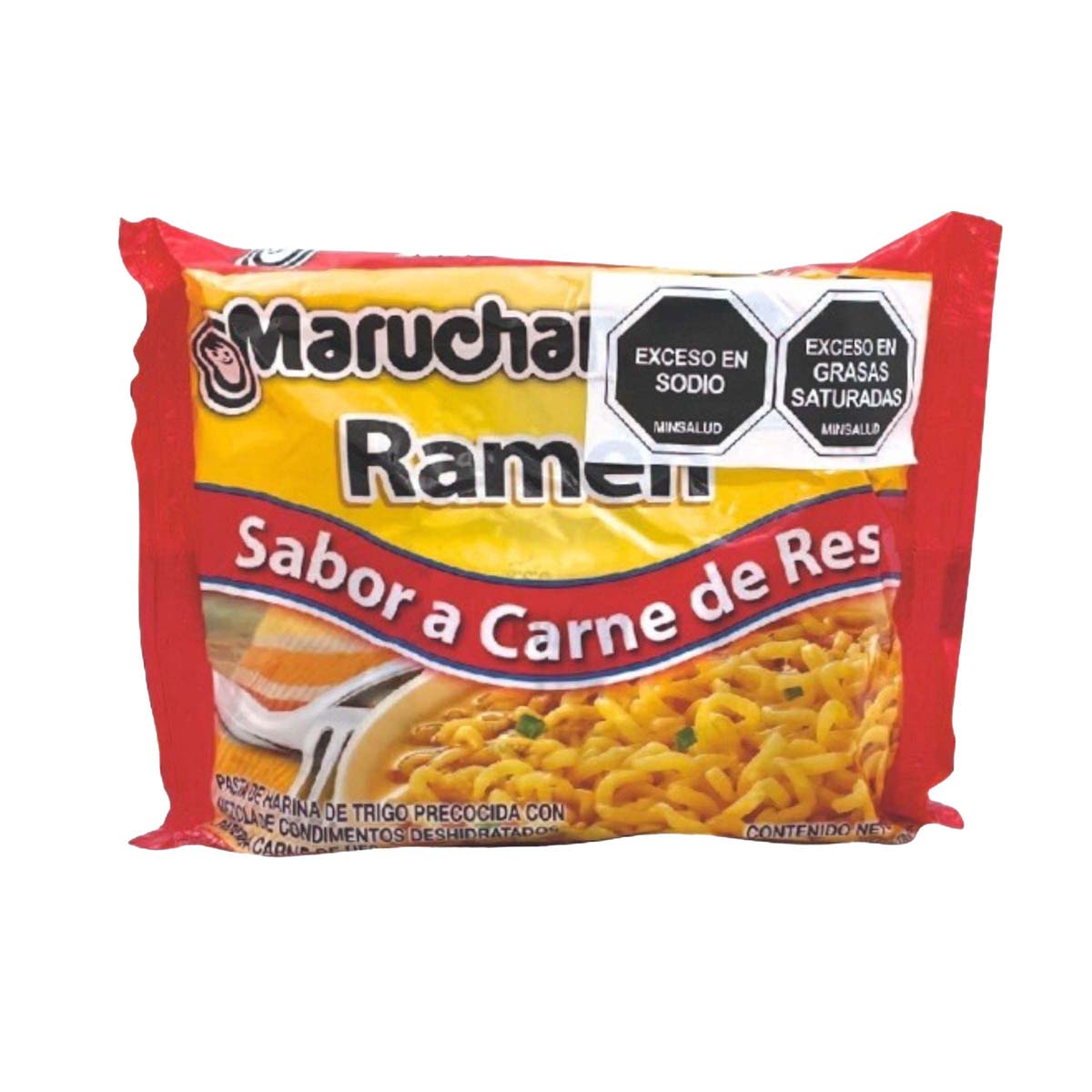 Sopa Instantánea Ramen Sabor a Carne de Res Maruchan Paquete x 85g