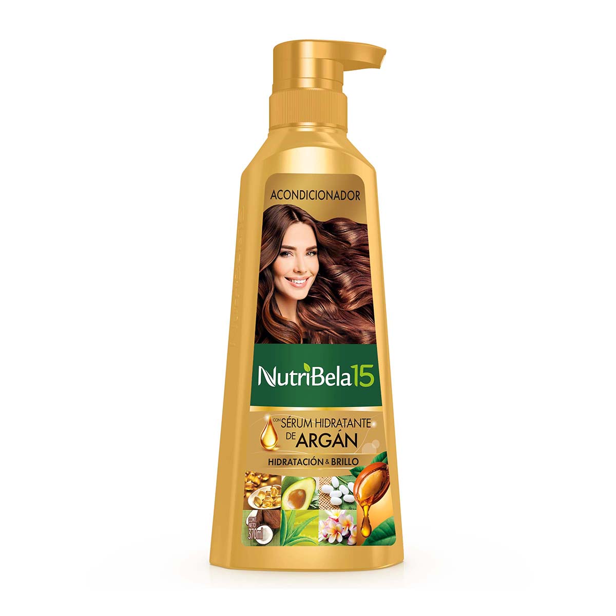Acondicionador Sérum Hidratante de Argán Nutribela 15 Frasco x 370 mL