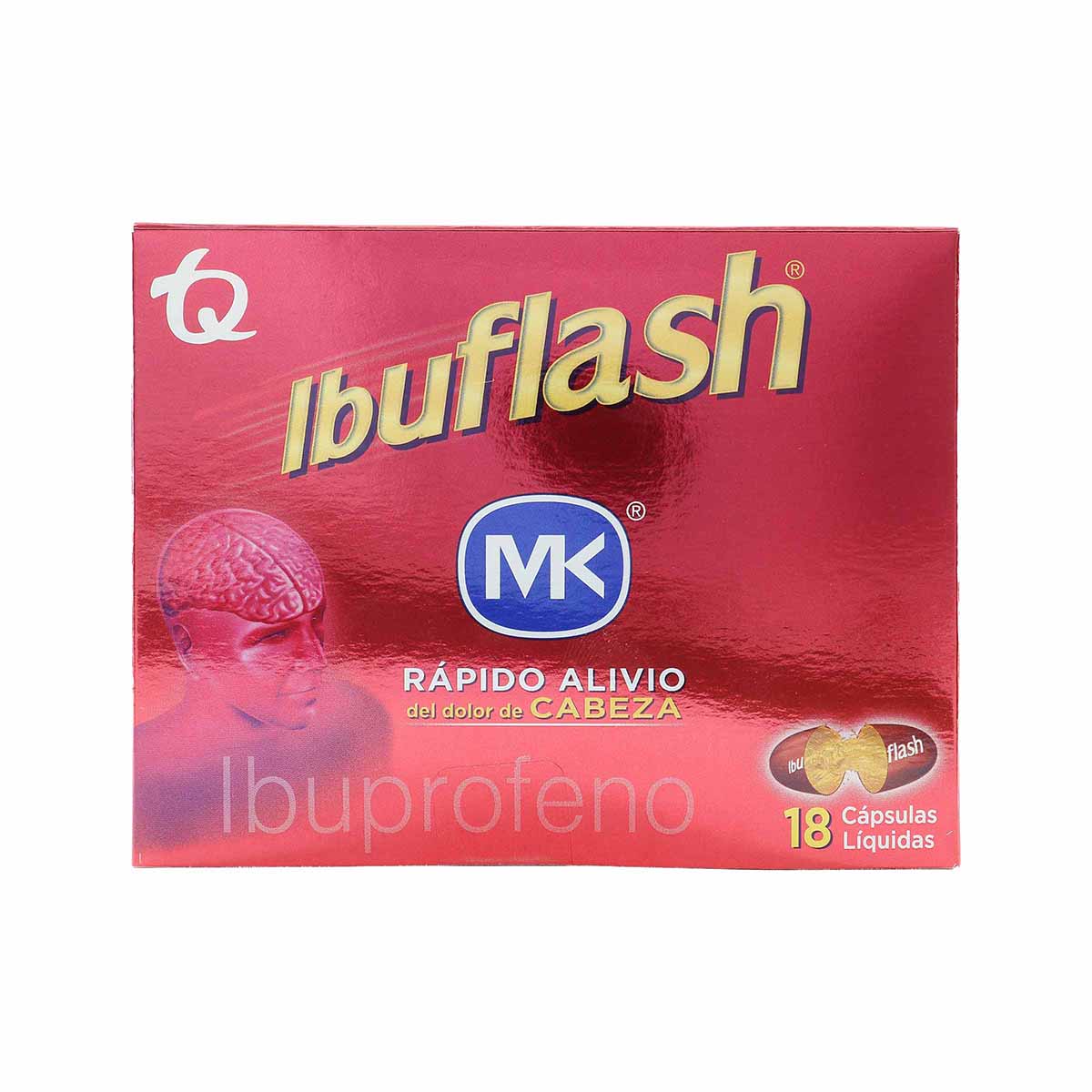 Ibuflash 400mg MK Caja x 18 Capsulas