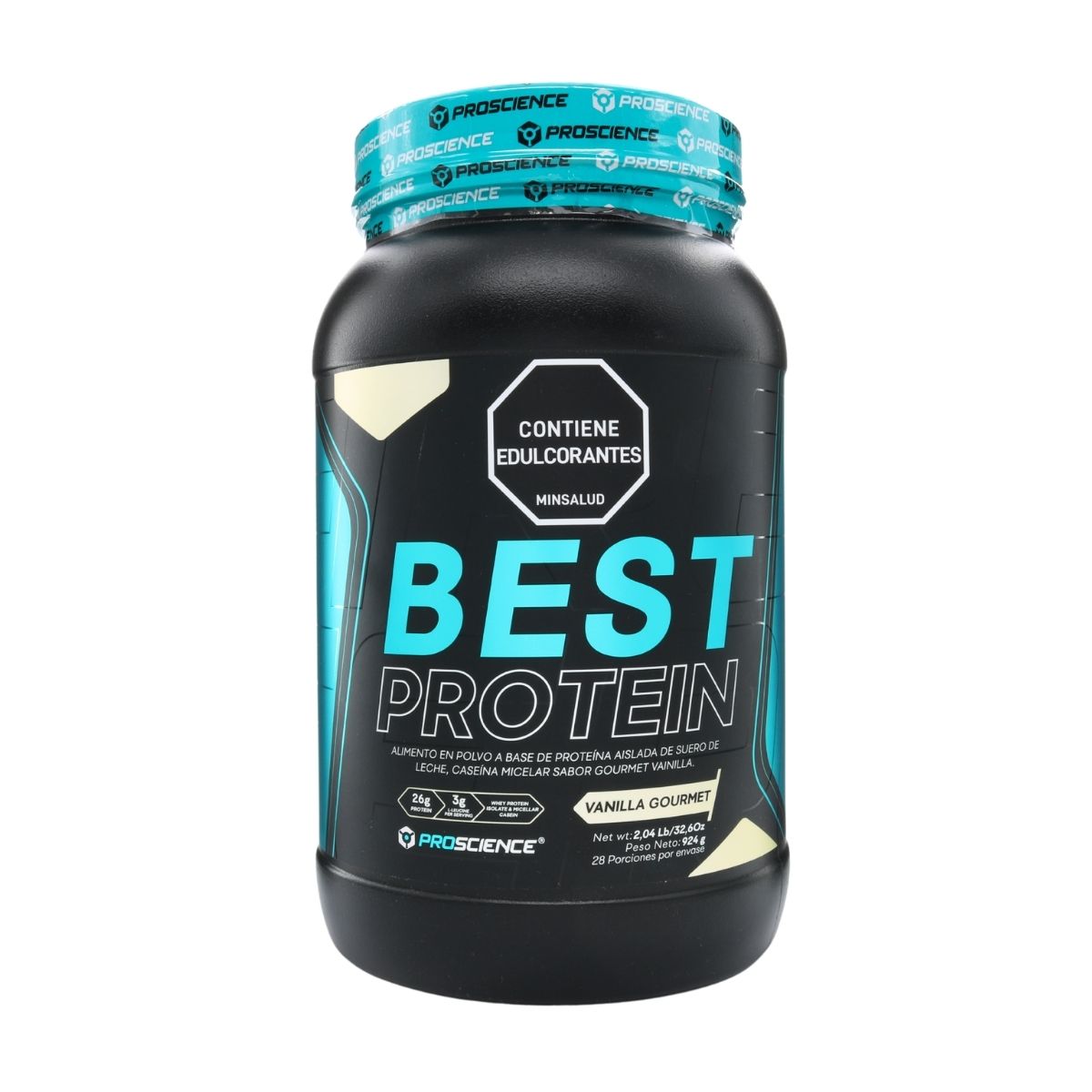 Proteína en Polvo Best Protein Sabor Vainilla Gourmet 2Lbs ProScience Tarro x 924g