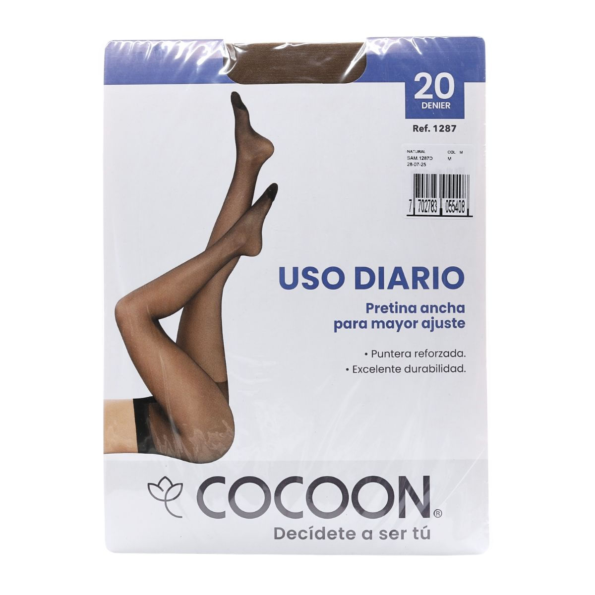 Pantymedia Cocoon Uso Diario Natural M Paquete x 1 Ud