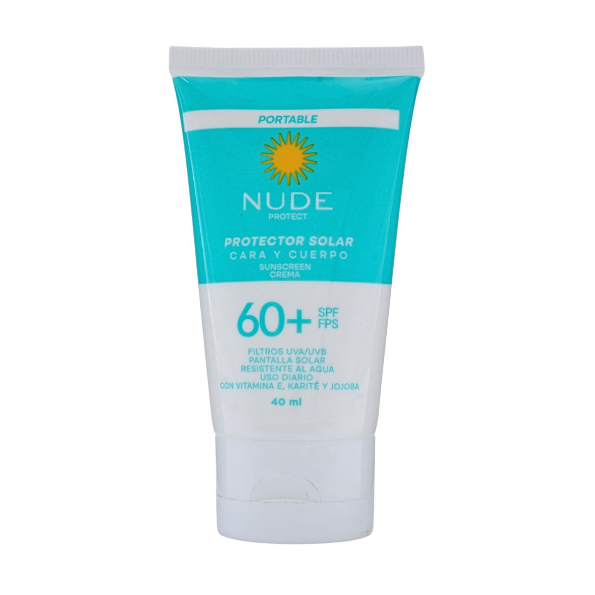Protector Solar Cara y Cuerpo SPF60 Nude Tubo x 40 mL