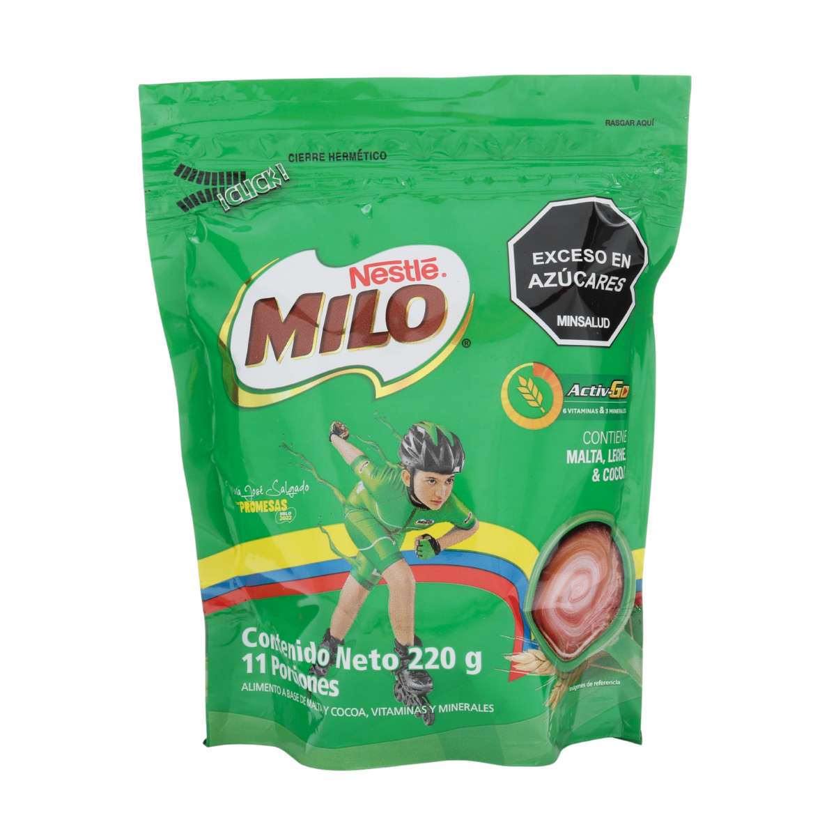Bebida Achocolatada ActivGO Milo Doypack x 220g