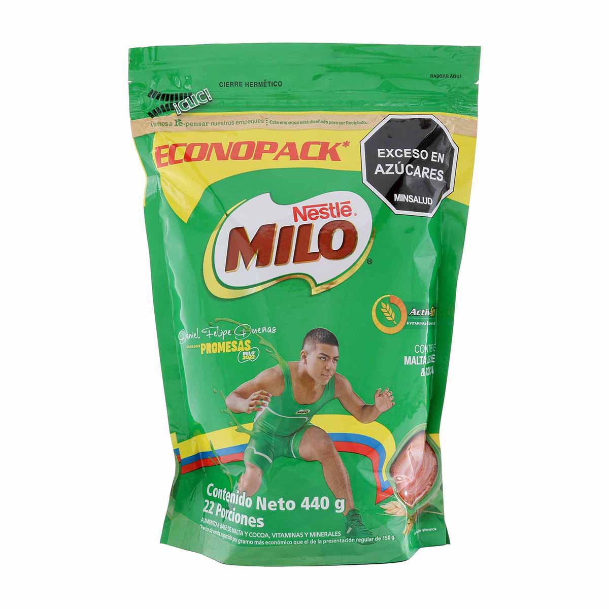 Bebida Achocolatada ActivGO Milo Doypack x 440g