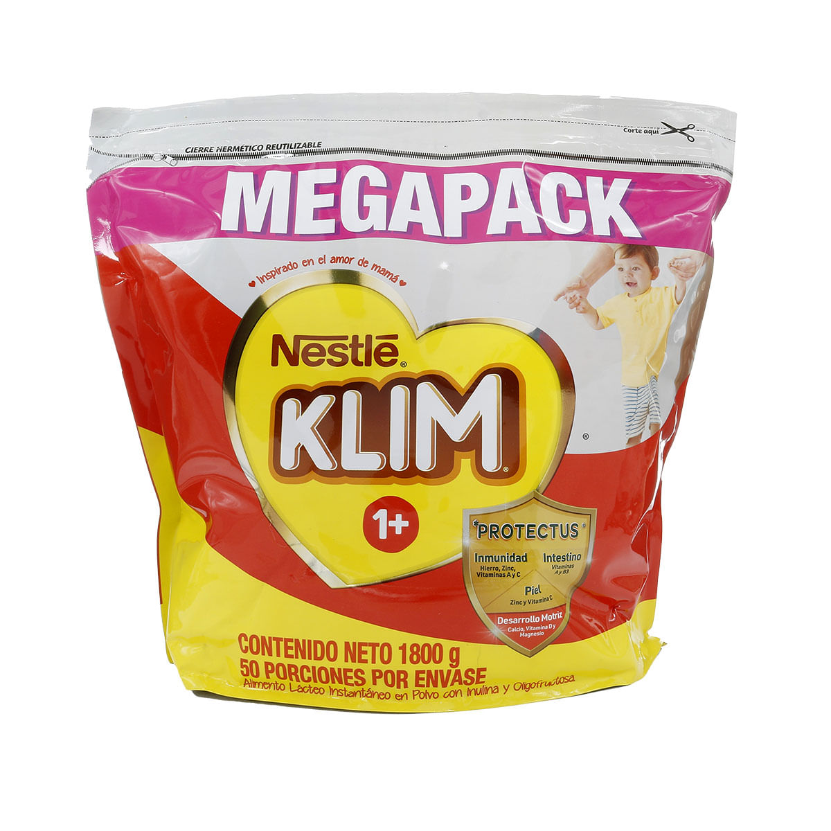 Alimento Lacteo Klim 1+ Megapack Bolsa x 1800g