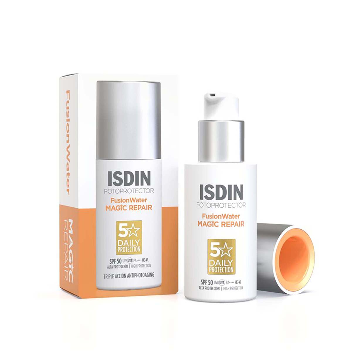 Fotoprotector FusionWater Magic Repair Isdin Frasco x 50 mL