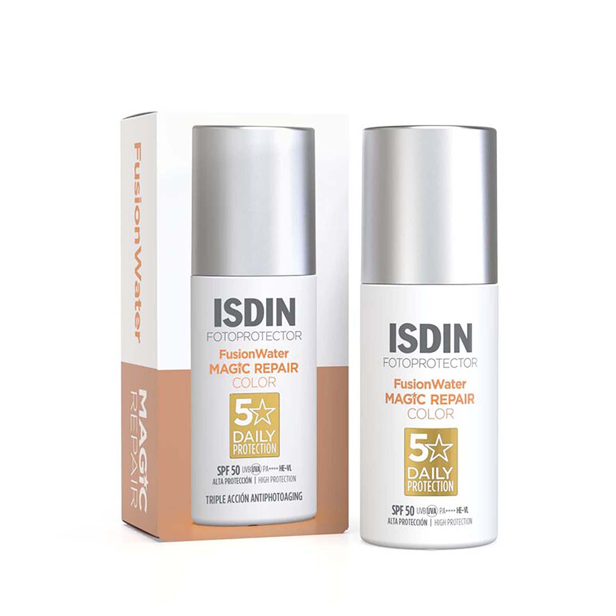 Fotoprotector FusionWater Magic Repair Color Isdin Frasco x 50 mL