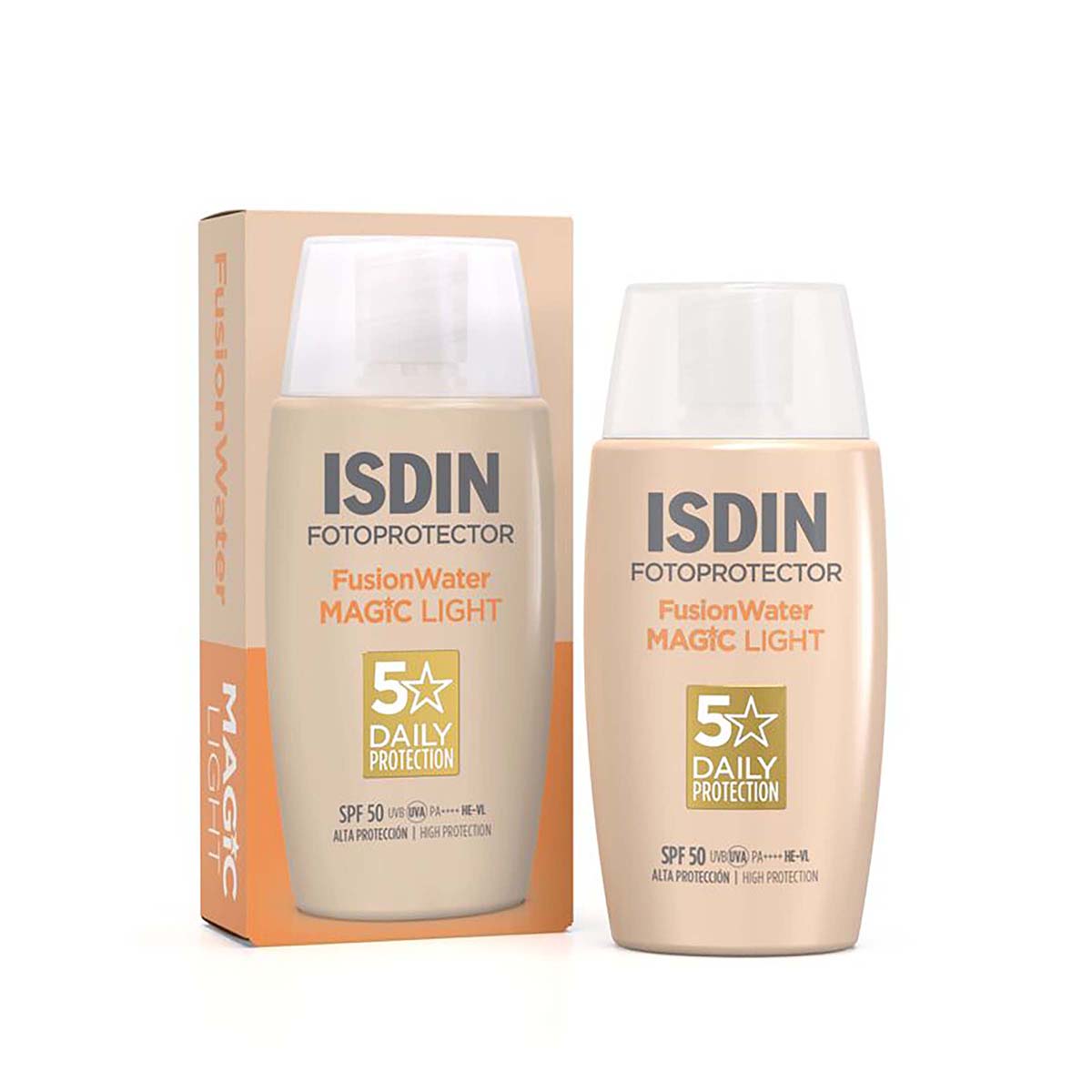 Fotoprotector FusionWater Magic Light Isdin Frasco x 50 mL