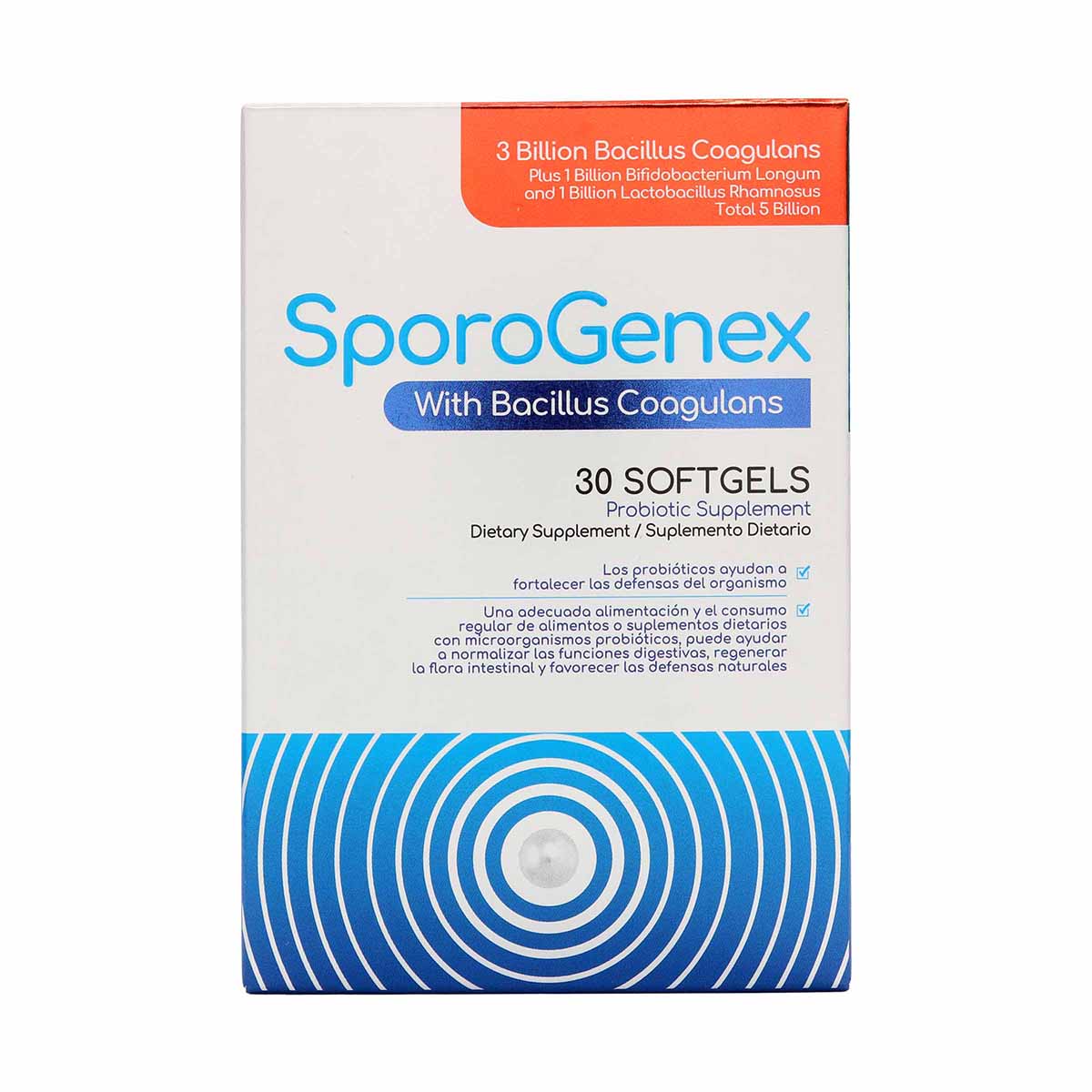 Sporogenex con Bacillus Coagulans Healthy America Caja x 30 Capsulas