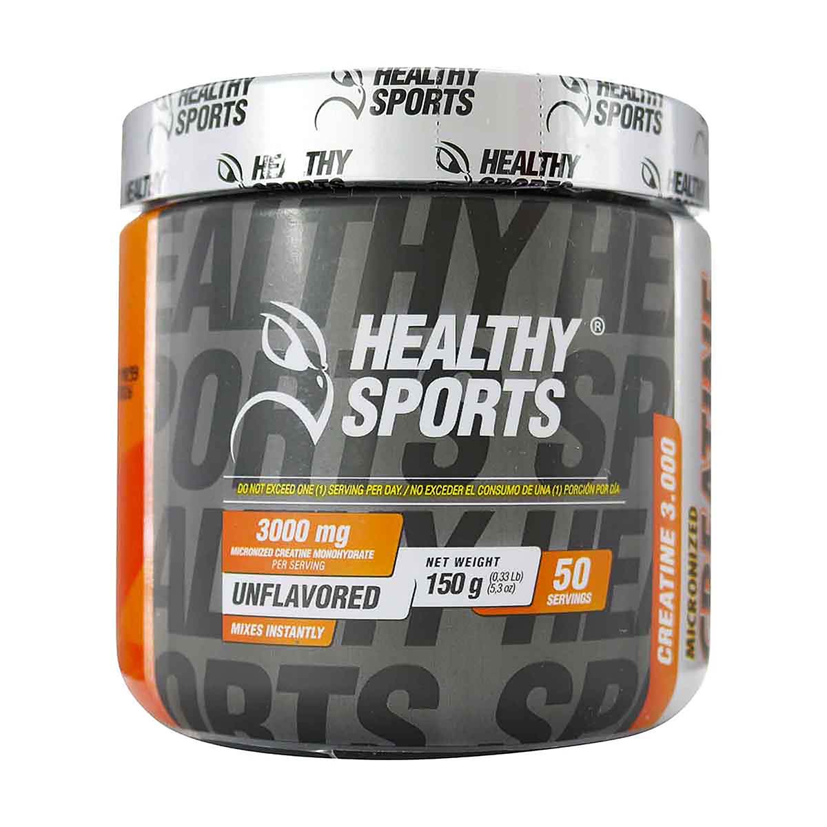 Creatine Monohydrate 3000 Healthy America Tarro x 150g