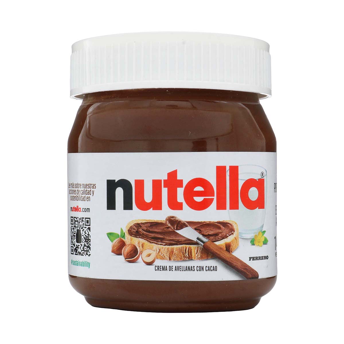Crema de Avellana con Cacao Nutella Frasco x 140g