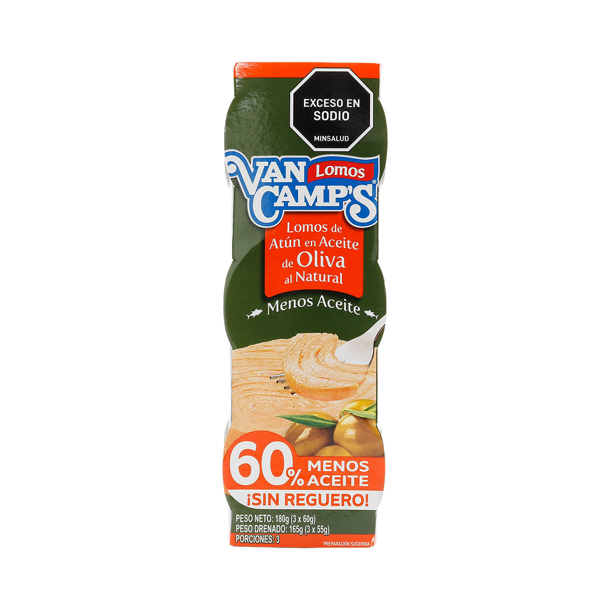 Atún en Aceite de Oliva Van Camps 240g Caja x 3 Unds
