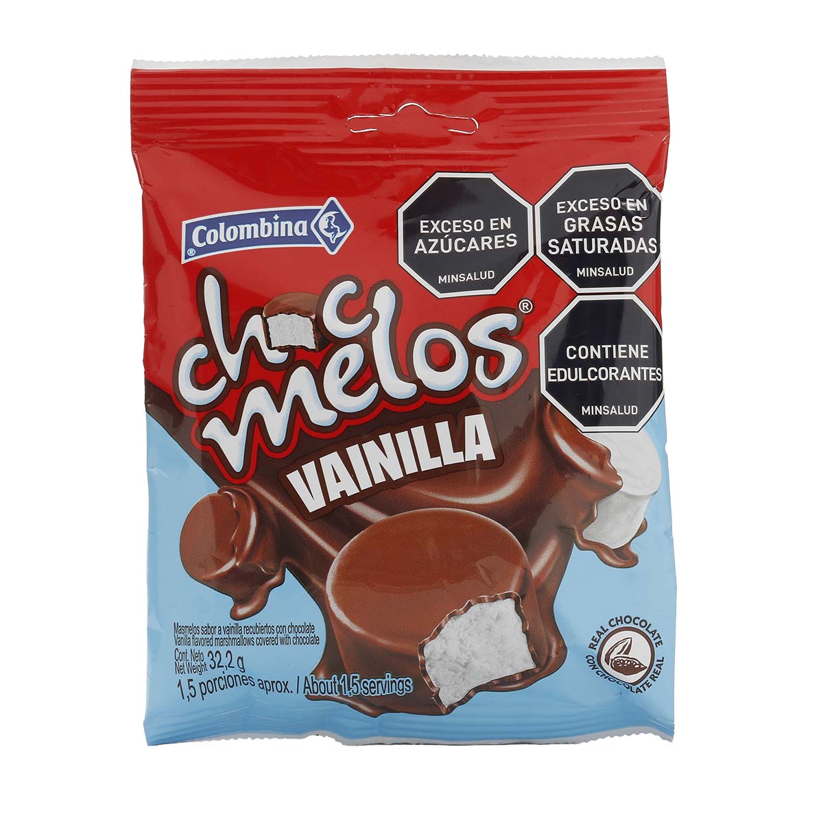 Masmelo Vainilla ChocMelos Paquete x 32.2g