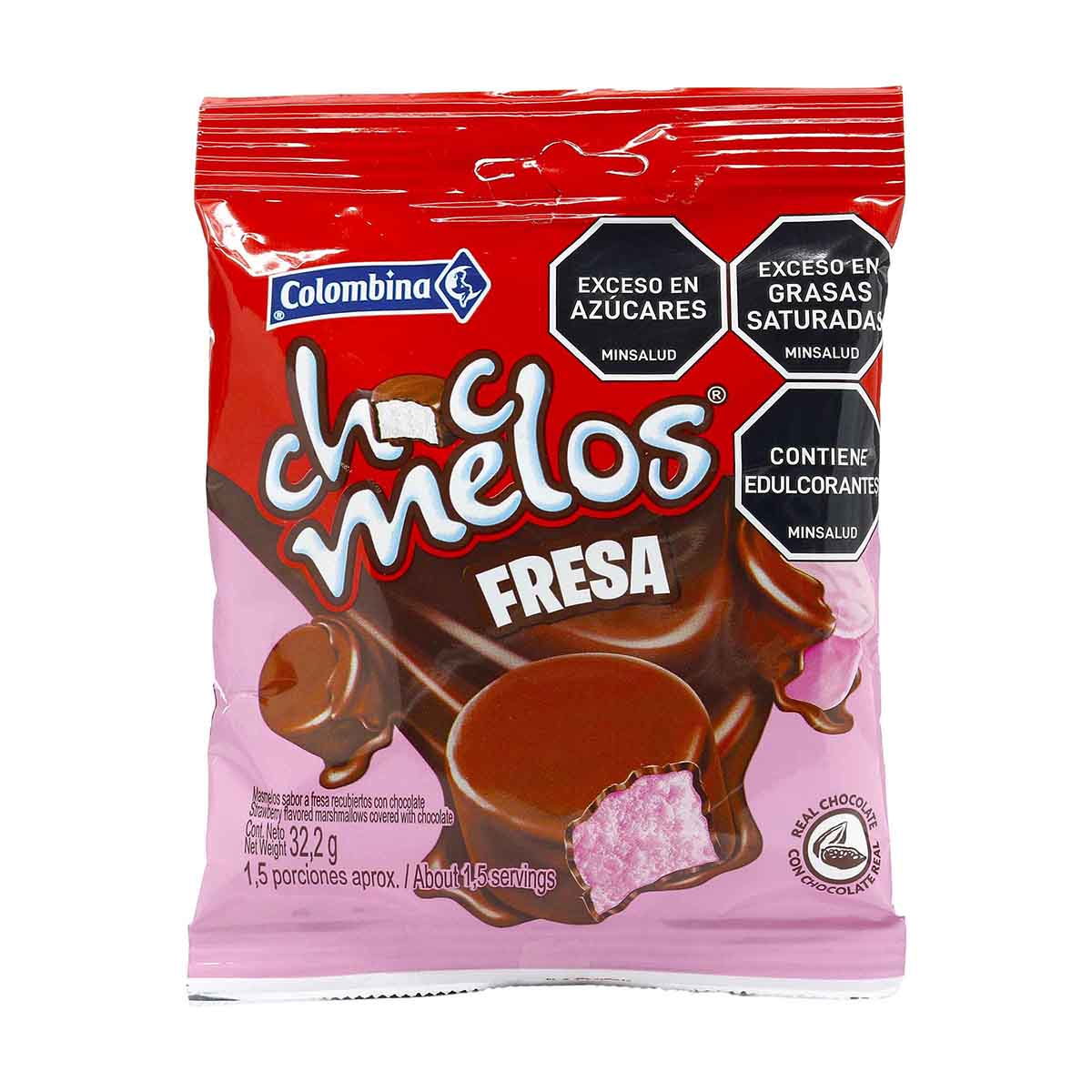 Masmelo Fresa ChocMelos Paquete x 32.2g