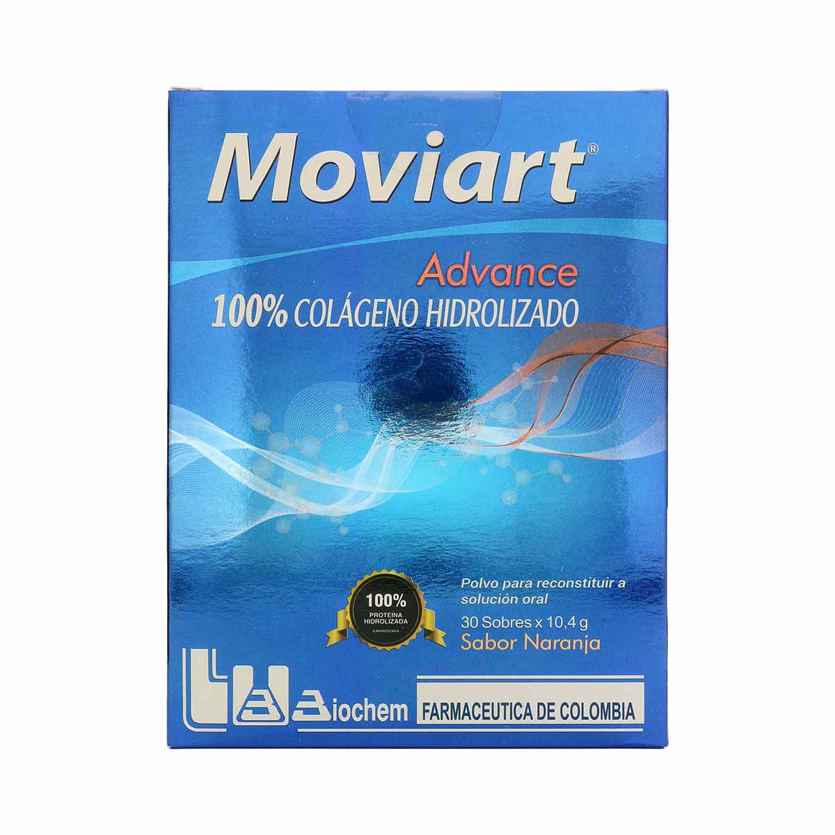 Colágeno Hidrolizado Moviart Advance Biochem Caja x 30 Sobres
