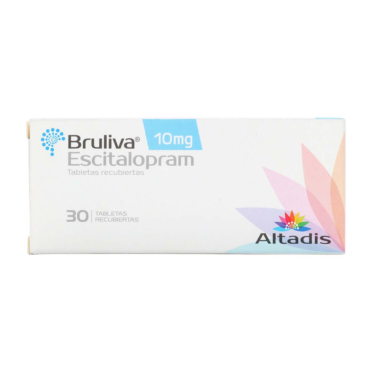 Bruliva Escitalopram 10mg Altadis Caja x 30 Tabletas