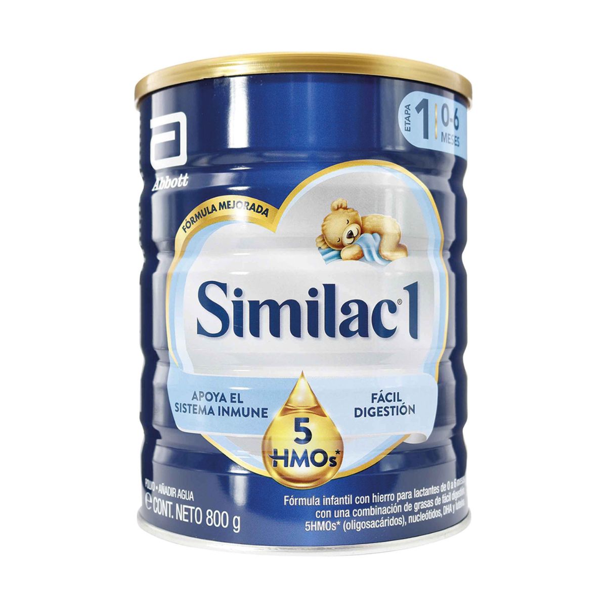 Formula Infantil Abbott Similac1 0-6 Meses 5HMOS Tarro x 800g