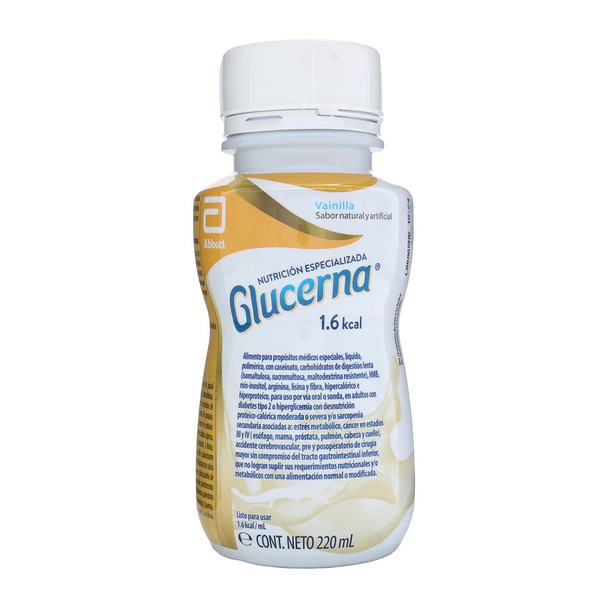 Alimento Liquido Abbot Glucerna Sabor Vainilla Frasco x 220 mL