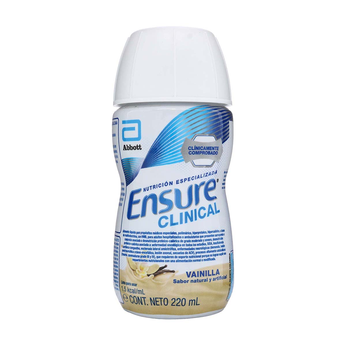 Alimento Liquido Abbott Ensure Advance Clinical Sabor Vainilla Frasco x 220 mL