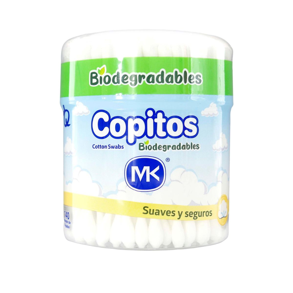 Copitos Biodegradables MK Tarro x 140 Unds